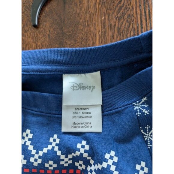 Disney Stitch Sweatshirt Women's Size Medium Ugly Christmas Sweater LIGHT UP - Picture 3 of 4